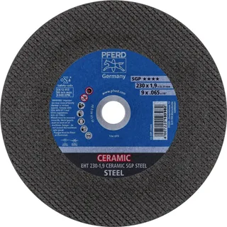 EHT 230-1,9 CERAMIC SGP STEEL 61323019 Trennscheibe gerade 230 mm 25 St. Stahl by PFERD – product image 1 of 2