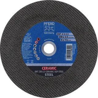 EHT 230-2,5 CERAMIC SGP STEEL 61323025 Trennscheibe gerade 230 mm 25 St. Stahl von PFERD – Produktbild 1 von 2