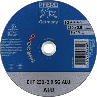EHT 230-2,9 SG ALU 61328323 Trennscheibe gerade 230 mm 25 St. Aluminium, NE-Metalle de PFERD – image du produit 1 sur 2