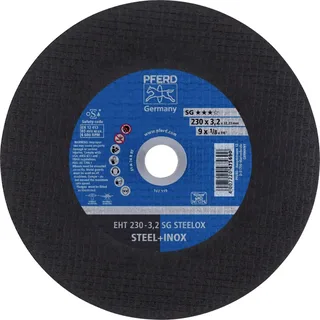 EHT 230-3,2 SG STEELOX 61328432 Trennscheibe gerade 230 mm 25 St. Edelstahl, Stahl de PFERD – image du produit 1 sur 2