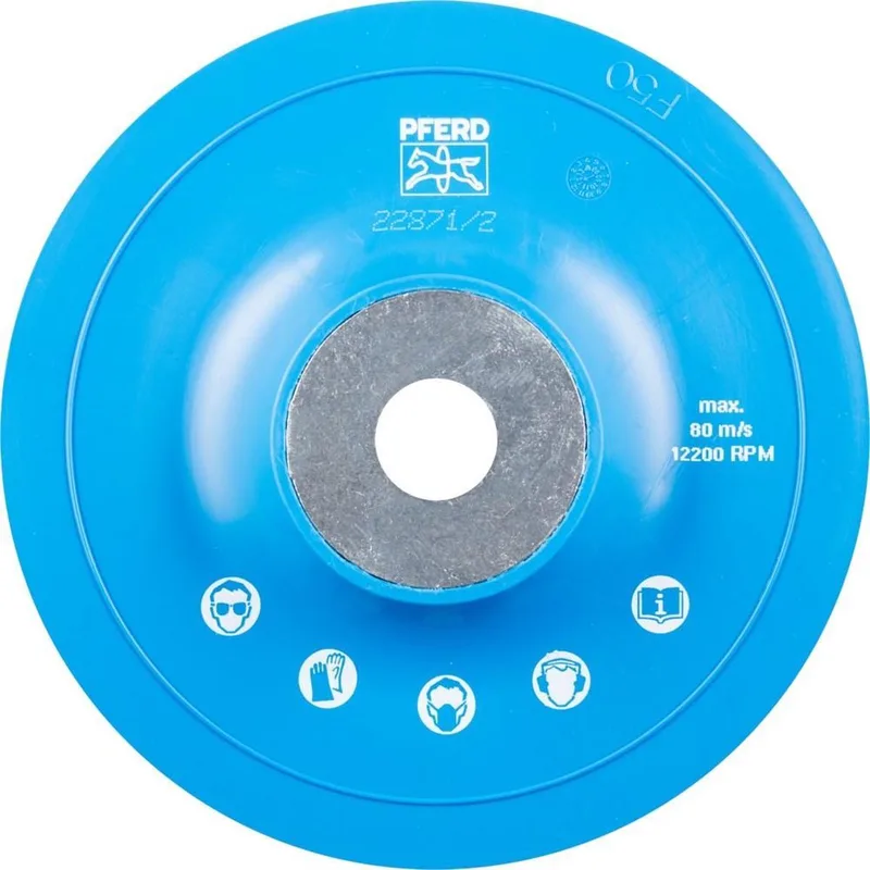 GT 125 MF M 14 Steunschijf - Inox - M14 von PFERD, Blau – Produktbild