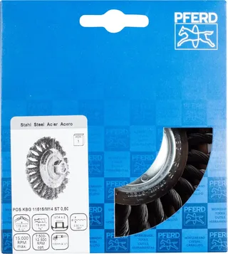 keglebørste snoet fra PFERD – produktbillede 3 af 3
