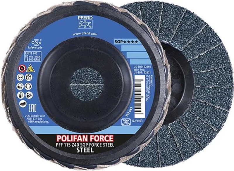 Lamellenschijf FORCE SGP STEEL 115 mm Z 40 Pferd von PFERD – Produktbild