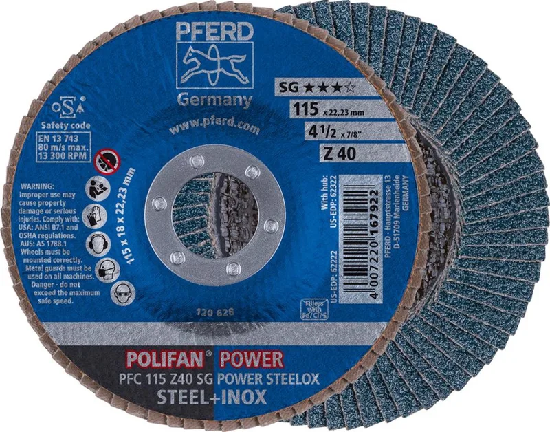 Lamellenschijf Z 80SGP POWER 115mm K80 Pferd de PFERD – image du produit