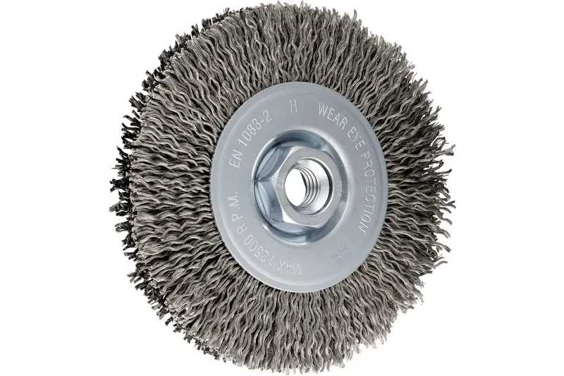 PFERD TOOLS Rundbürste ungezopft RBU Ø 115x15 mm M14 Edelstahl-Litzen-Draht-Ø 0,25 mm Winkelschleifer POS RBU 11515/M14 LIT INOX 0,25 43502204 1 St. by PFERD – product image