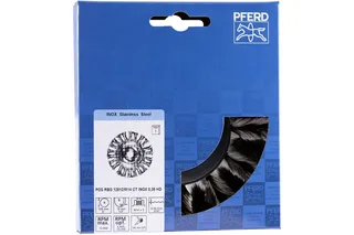 POS COMBITWIST Rundbürste gezopft RBG HD Ø 125x12 mm M14 Edelstahl-Draht-Ø 0,35mm Winkelschleifer POS RBG 12512/M14 CT INOX HD 0,35 43303017 1 St. de PFERD – image du produit 2 sur 2