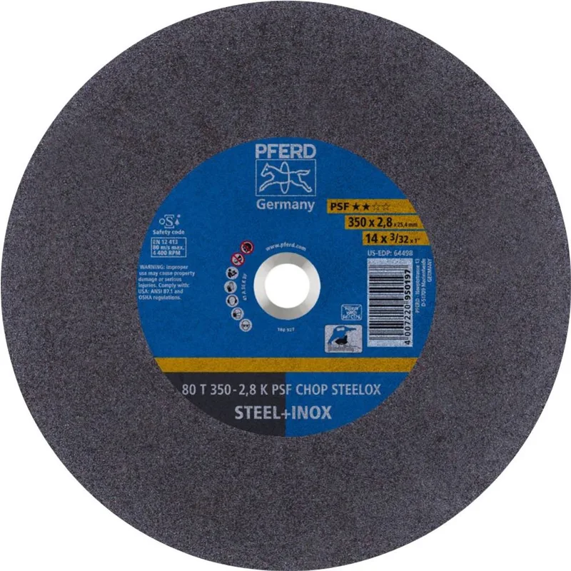 PSF CHOP STEELOX 69690001 Doorslijpschijf recht 350 mm 5 stuk(s) RVS, Staal van PFERD – productafbeelding
