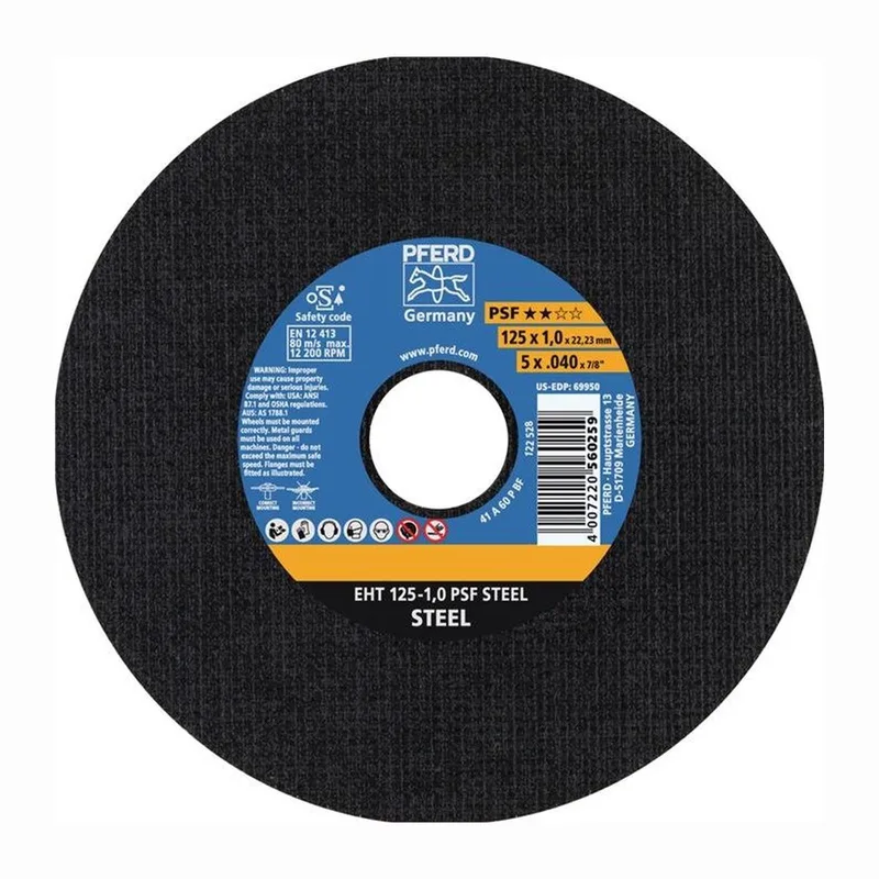 TOOLS PSF STEEL 61719026 Disque à tronçonner 125 mm 25 pc(s) acier de PFERD – image du produit