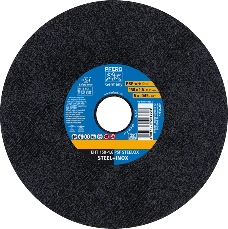 PSF STEELOX 61724121 Trennscheibe gerade 150 mm 25 St. Edelstahl, Stahl de PFERD – image du produit 1 sur 2