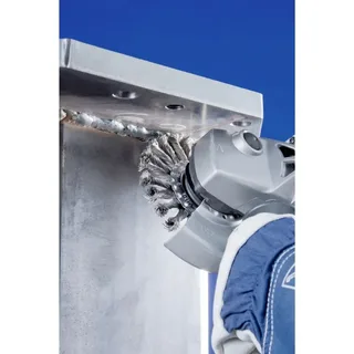 Rundbürste gezopft RBG Ø 115x12x22,2 mm Stahl-Draht-Ø 0,50mm Winkelschleifer (10) von PFERD – Produktbild 2 von 2