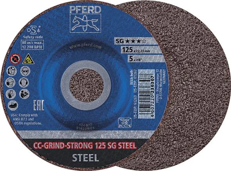 Schuurschijf CC-GRIND STRONG-STEEL 125mm PFERD von PFERD – Produktbild