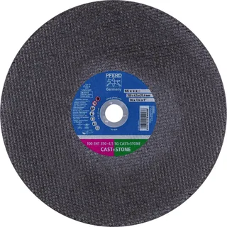 TOOLS 100 EHT 350-4,5 SG CAST+STONE/25,4 61329532 Trennscheibe gerade 350 mm 10 St. Gusseisen, Duktiles Gusseisen, Beton von PFERD – Produktbild 1 von 2