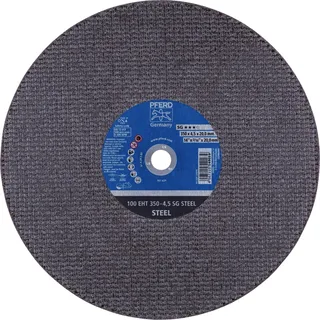 TOOLS 100 EHT 350-4,5 SG STEEL/20,0 61329520 Trennscheibe gerade 350 mm 10 St. Gusseisen, Stahl by PFERD – product image 1 of 2