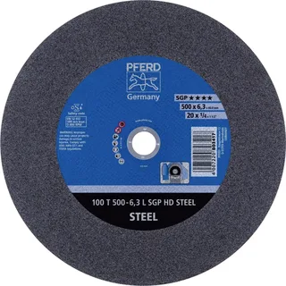 TOOLS 100 T 500-6,3 L SGP HD STEEL/40,0 66325050 Trennscheibe gerade 500 mm 5 St. Vergütungsstahl, Stahl von PFERD – Produktbild 1 von 2