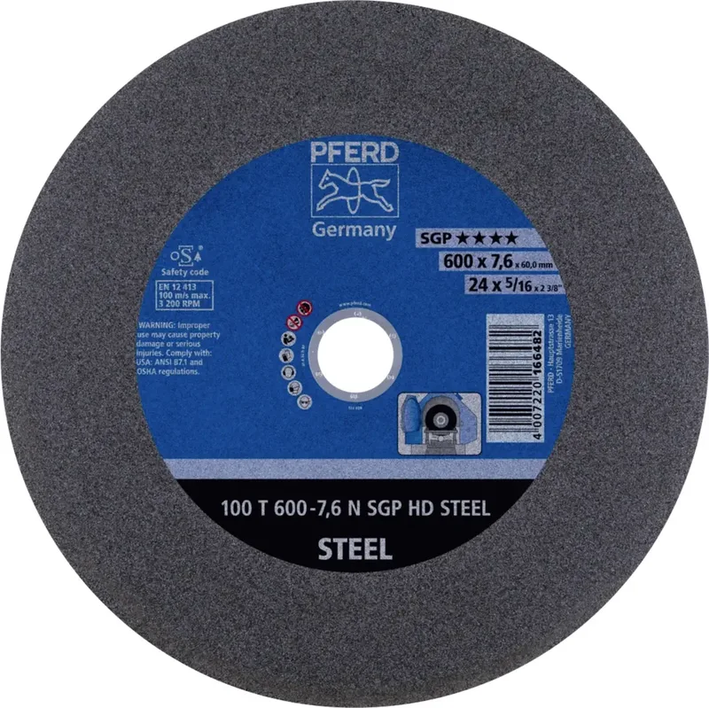TOOLS 100 T 600-7,6 N SGP HD STEEL/60,0 66397706 Trennscheibe gerade 600 mm 5 St. Vergütungsstahl, Stahl by PFERD – product image 1 of 2
