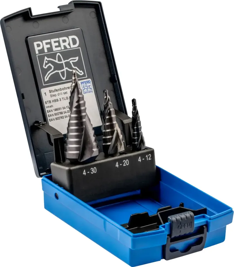 TOOLS 25201047 SET STB HSS HC-FEP 3 HSS Stufenbohrer-Set 3teilig 1 St. by PFERD – product image