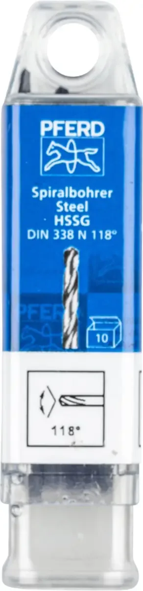 TOOLS 25203513 SPB DIN 338 HSSG N 2,0 STEEL Stahl Spiralbohrer 2 mm Gesamtlänge 49 mm 10 St. von PFERD – Produktbild 2 von 2