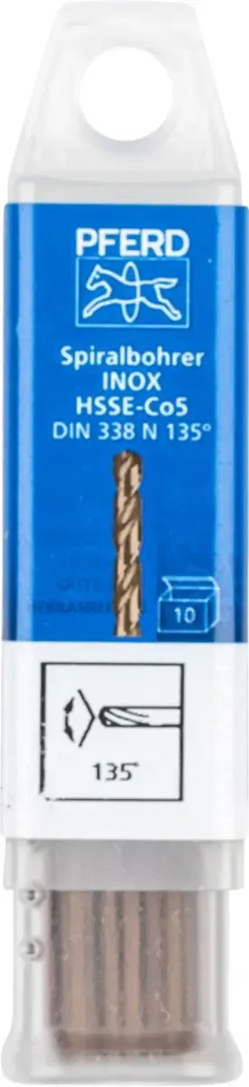 TOOLS 25203549 SPB DIN 338 HSSE N 1,5 INOX Spiralbohrer 1.5 mm Gesamtlänge 40 mm 10 St. de PFERD – image du produit 2 sur 2