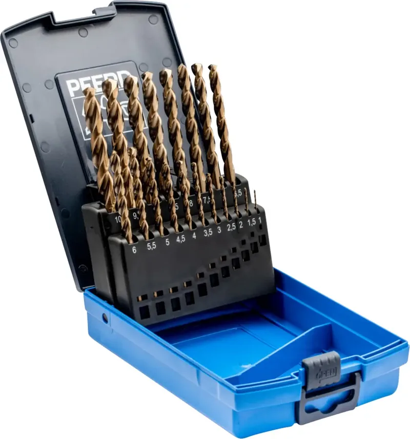 TOOLS Spiralbohrer-Set 19-tlg. INOX HSSE N DIN 338 für zähe und harte Werkstoffe von PFERD – Produktbild