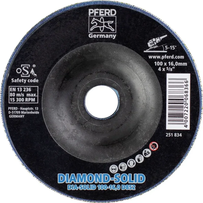 TOOLS 36610085 Diamantscheibe Durchmesser 100 mm Körnung (num)=852 1 St. by PFERD – product image 2 of 2