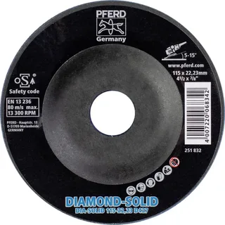TOOLS 36611542 Diamantscheibe Durchmesser 115 mm Körnung (num)=427 1 St. by PFERD – product image 2 of 2
