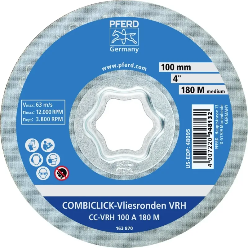 TOOLS 42000031 Schleifteller Durchmesser 100 mm van PFERD – productafbeelding 2 van 2