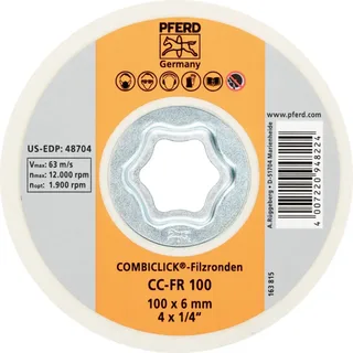 TOOLS 42003005 Schleifteller Durchmesser 100 mm de PFERD – image du produit 2 sur 2