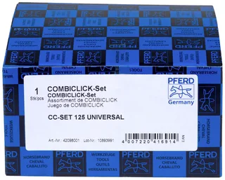 TOOLS 42098001 COMBICLICK-Fiberscheiben-Set Korund Ø125mm A36, 60, 80, 120 mit CC-H-GT-Stützteller für universelle Anwendungen Durchmesser 125 mm de PFERD – image du produit 3 sur 3