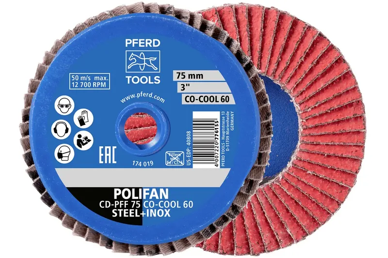 TOOLS 42719110 Schleifscheiben-Set Durchmesser 75 mm Körnung (num)=120 10 St. von PFERD – Produktbild