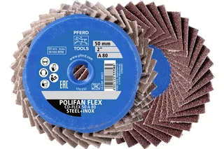 TOOLS 42719802 Schleifscheiben-Set Durchmesser 50 mm Körnung (num)=80 10 St. by PFERD – product image 1 of 2