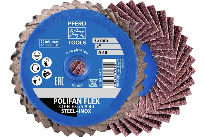 TOOLS 42719812 Schleifscheiben-Set Durchmesser 75 mm Körnung (num)=40 10 St. von PFERD – Produktbild 1 von 2