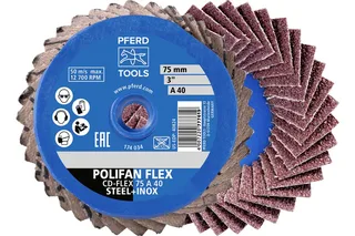 TOOLS 42719813 Schleifscheiben-Set Durchmesser 75 mm Körnung (num)=60 10 St. by PFERD – product image 1 of 2