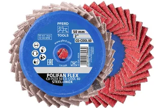 TOOLS 42719825 Schleifscheiben-Set Durchmesser 50 mm Körnung (num)=60 10 St. von PFERD – Produktbild 1 von 2