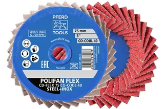 TOOLS 42719828 Schleifscheiben-Set Durchmesser 75 mm Körnung (num)=40 10 St. by PFERD – product image 1 of 2