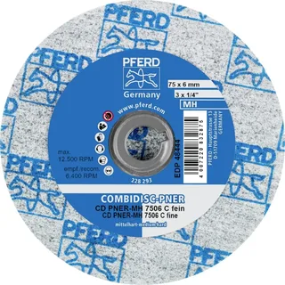 TOOLS 42759114 Schleifteller Durchmesser 75 mm van PFERD – productafbeelding 2 van 2