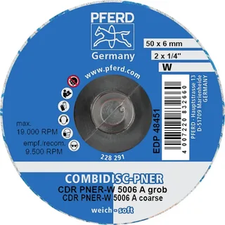TOOLS 42779021 Schleifteller Durchmesser 50 mm de PFERD – image du produit 2 sur 2