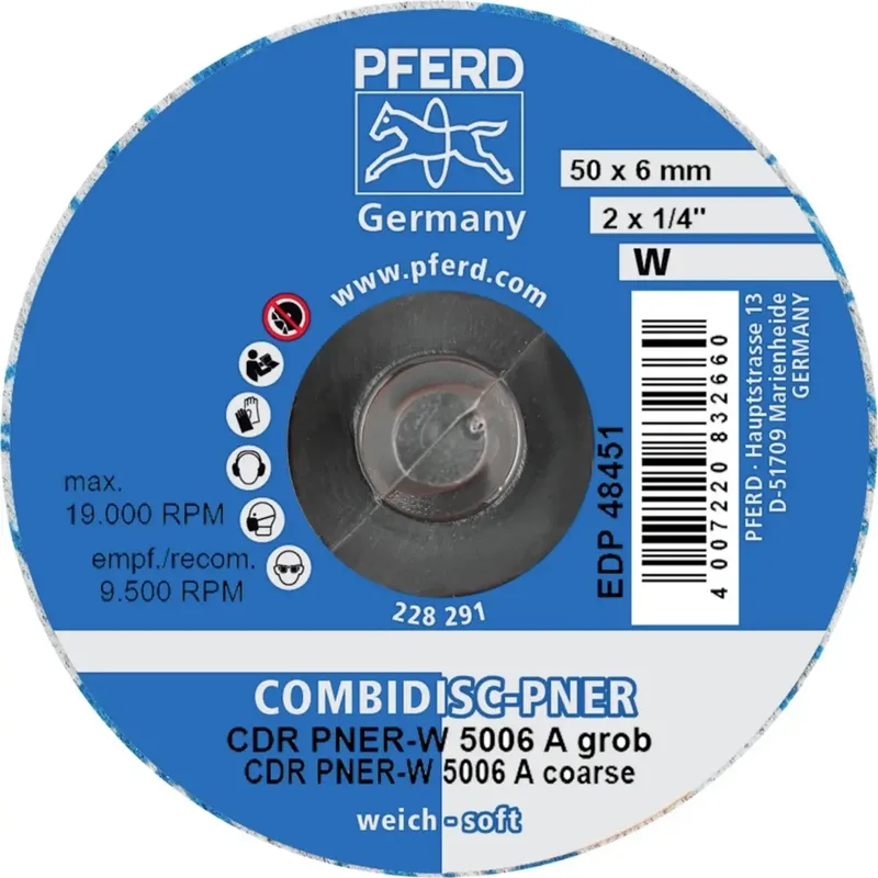 TOOLS 42779021 Schleifteller Durchmesser 50 mm de PFERD – image du produit 2 sur 2