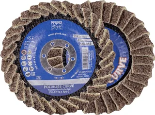 TOOLS 44694121 Fächerschleifscheibe Durchmesser 115 mm Körnung (num)=100 5 St. by PFERD – product image 1 of 2