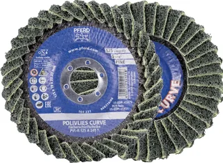 TOOLS 44694133 Fächerschleifscheibe Durchmesser 125 mm Körnung (num)=240 5 St. de PFERD – image du produit 1 sur 2