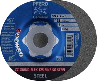 TOOLS 64187125 Schleifscheibe Durchmesser 125 mm Körnung (num)=60 10 St. von PFERD – Produktbild 1 von 2