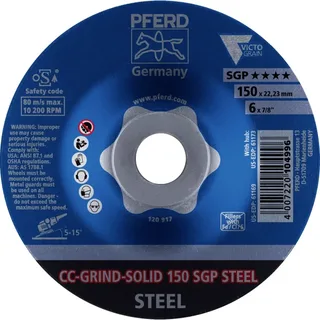 TOOLS 64187150 Schuurschijf Diameter 150 mm Korrelgrootte (num): 36 10 stuk(s) de PFERD – image du produit 2 sur 2