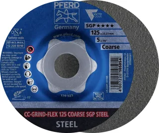 TOOLS 64188126 Schleifscheibe Durchmesser 125 mm Körnung (num)=36 10 St. fra PFERD – produktbillede 1 af 2