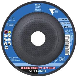 TOOLS 64195116 Schleifscheibe Durchmesser 115 mm Körnung (num)=36 10 St. de PFERD – image du produit 3 sur 3