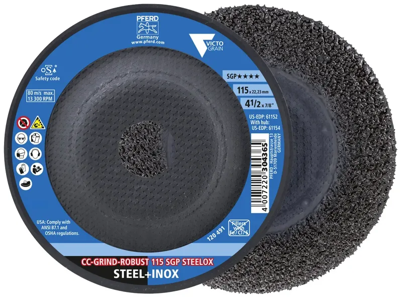 TOOLS 64195116 Schleifscheibe Durchmesser 115 mm Körnung (num)=36 10 St. de PFERD – image du produit 1 sur 3