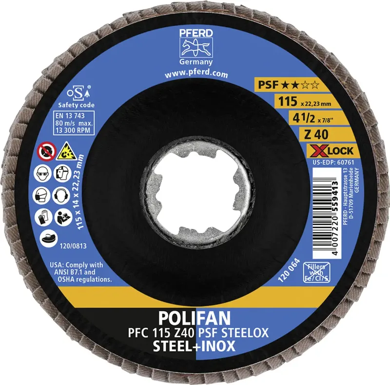 TOOLS 67664116 Fächerschleifscheibe Durchmesser 115 mm 10 St. by PFERD – product image 3 of 3