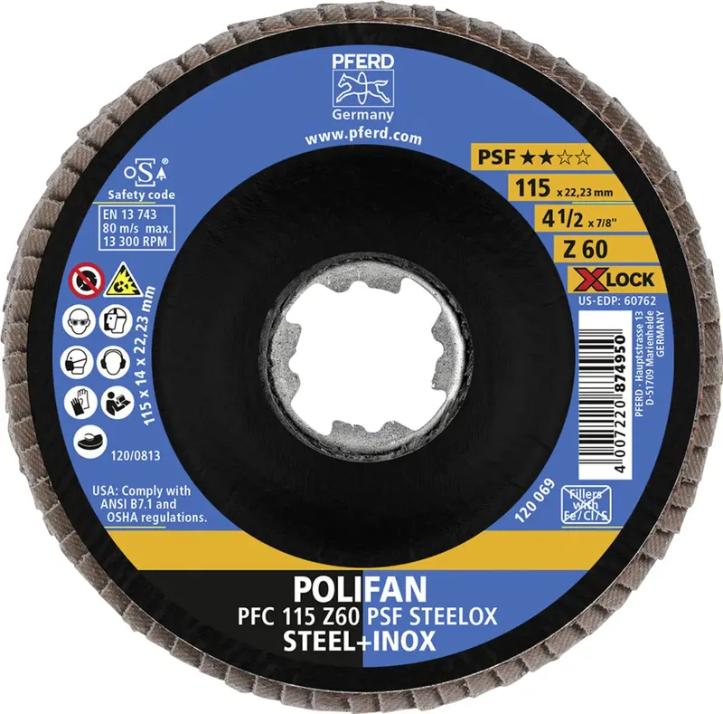 TOOLS 67666116 Fächerschleifscheibe Durchmesser 115 mm 10 St. by PFERD – product image 3 of 3
