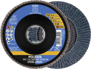 TOOLS 67666116 Fächerschleifscheibe Durchmesser 115 mm 10 St. by PFERD – product image 1 of 3