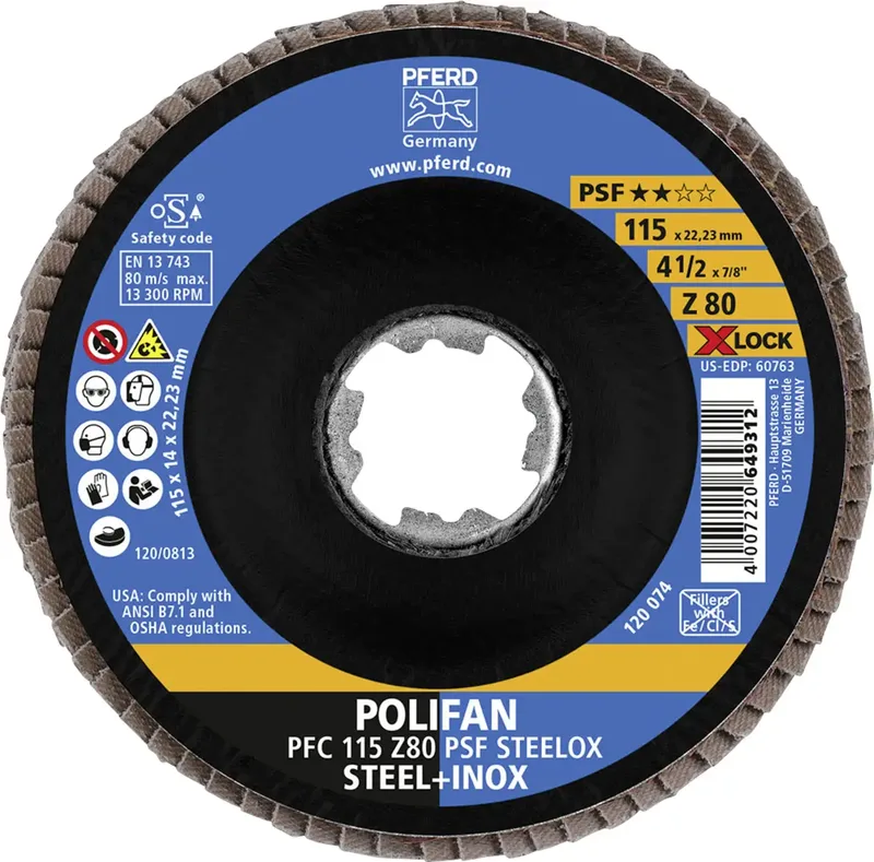 TOOLS 67668116 Fächerschleifscheibe Durchmesser 115 mm 10 St. by PFERD – product image 3 of 3