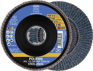 TOOLS 67668116 Fächerschleifscheibe Durchmesser 115 mm 10 St. by PFERD – product image 1 of 3