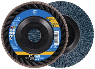 TOOLS 67771116 Fächerschleifscheibe Durchmesser 115 mm Körnung (num)=60 10 St. von PFERD – Produktbild 1 von 3
